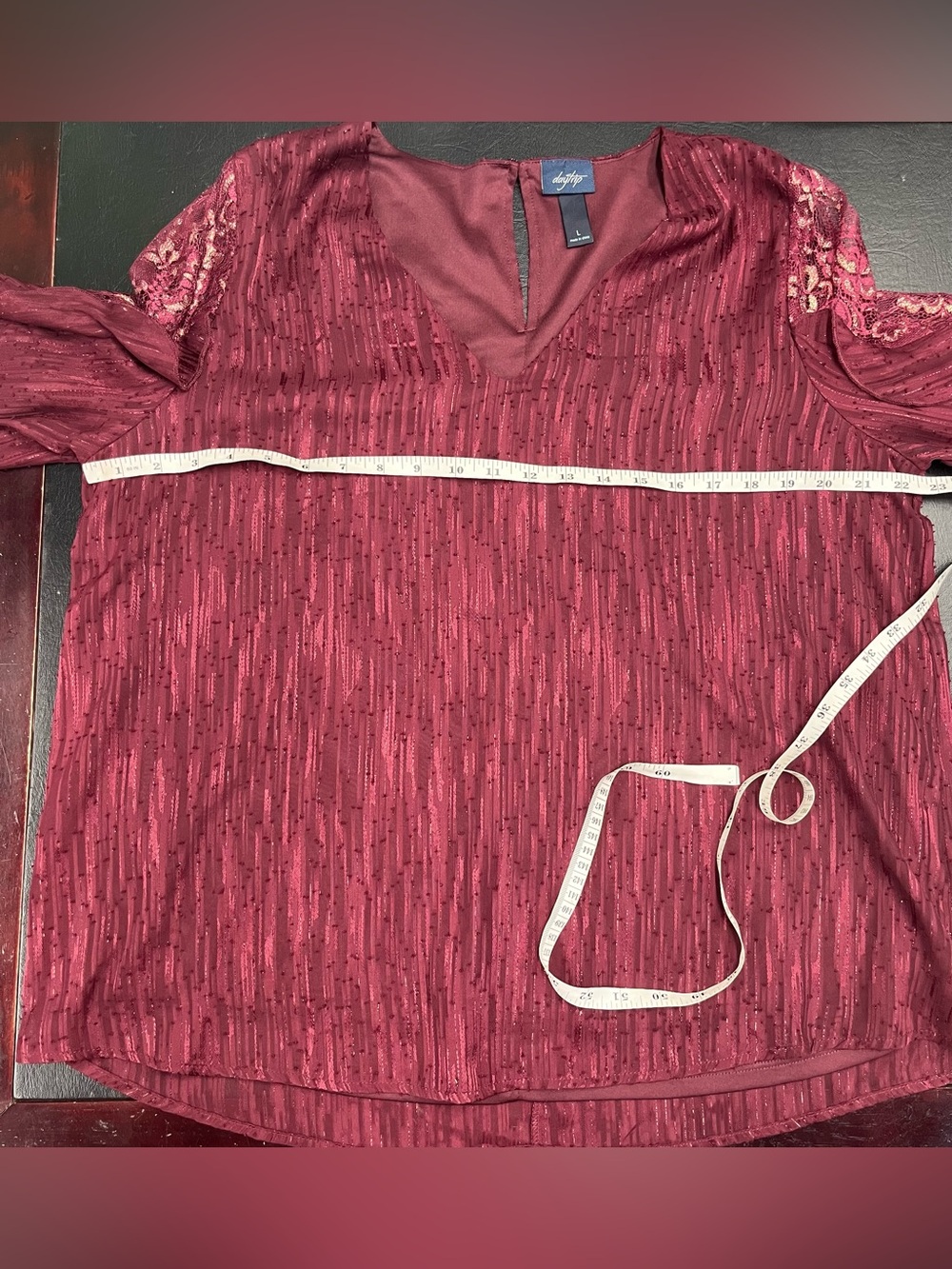 Daytrip shimmer blouse size large - Picture 7 of 9